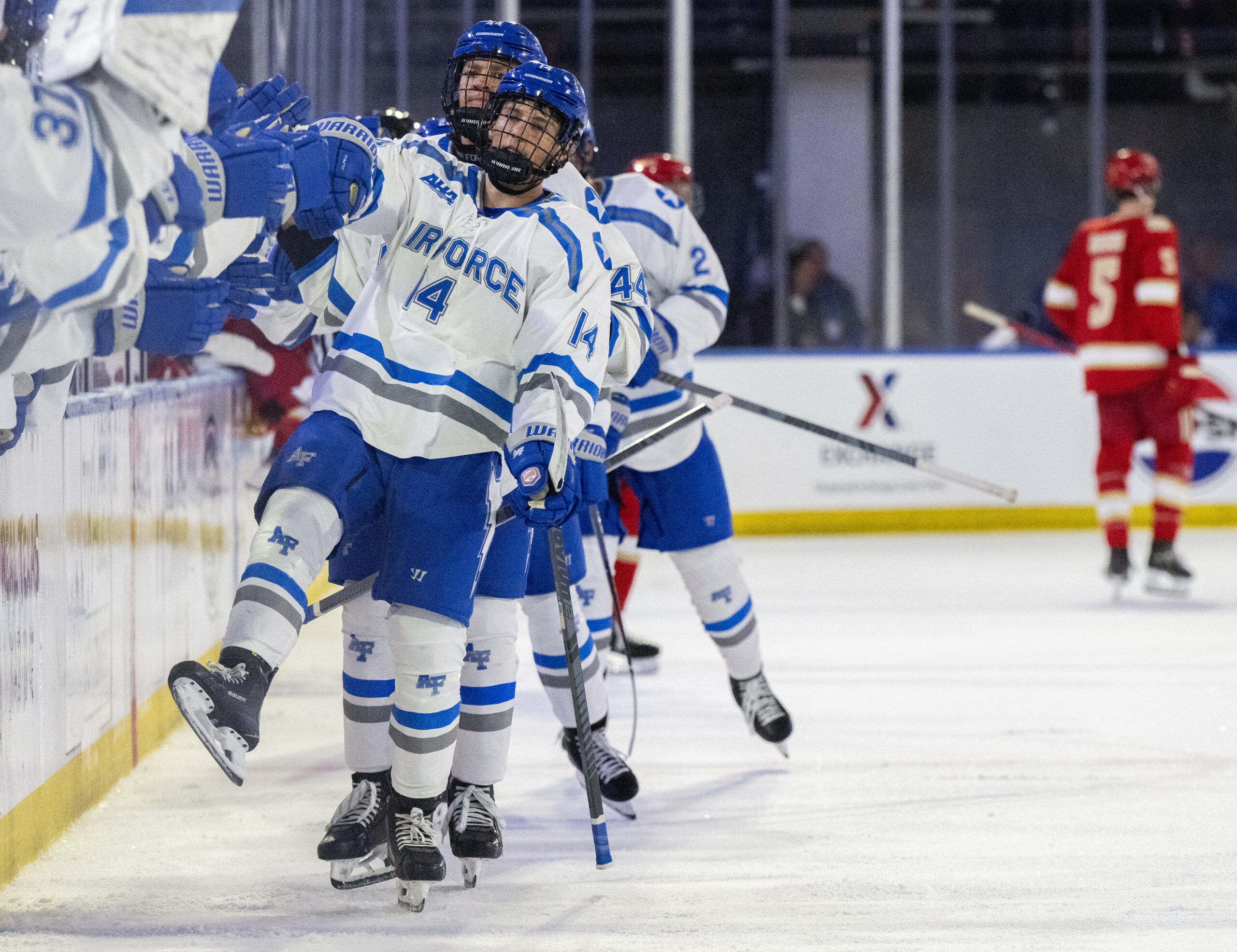 Air Force gets scoring surge from forwards, snaps four-game winless streak against rival Army
