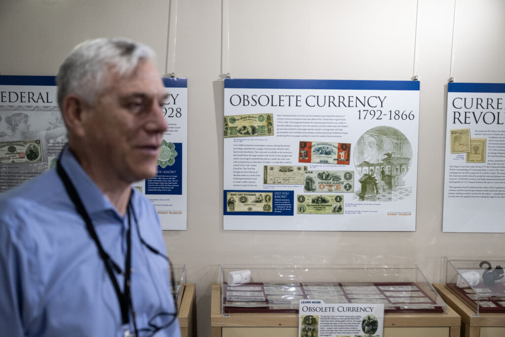 Douglas Mudd, director of the American Numismatic Association's Money Museum