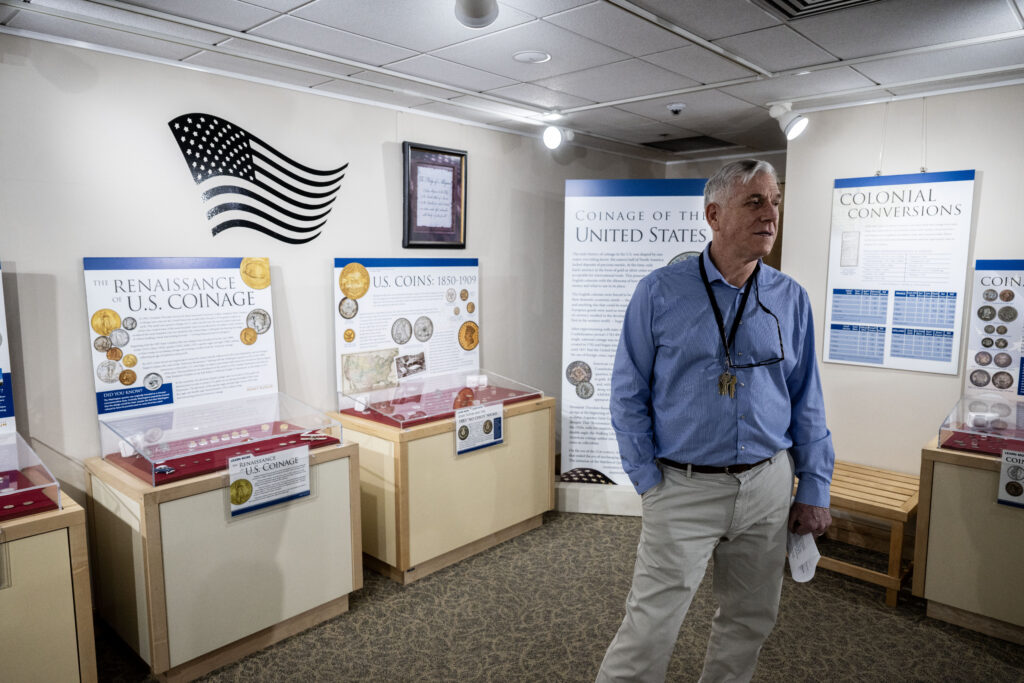 Douglas Mudd, director of the American Numismatic Association's Money Museum