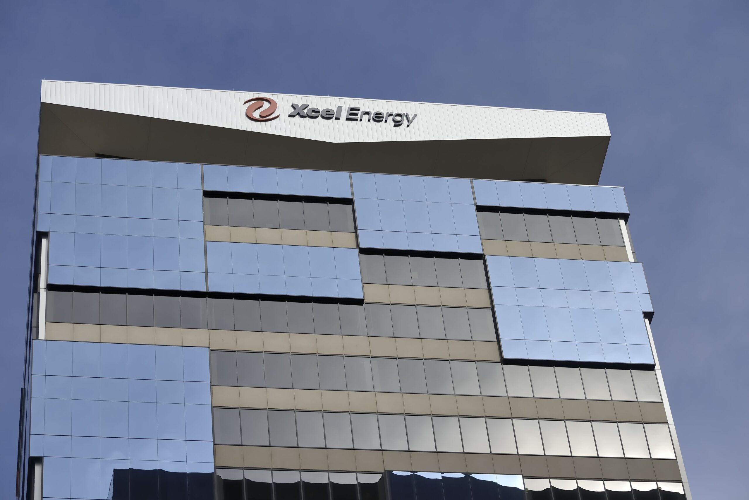 FILE PHOTO: Xcel Energy's Colorado headquarters building in downtown Denver.