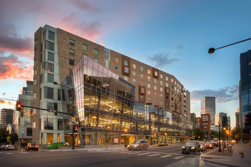 Offices at The Art' Building in Denver, Colorado.