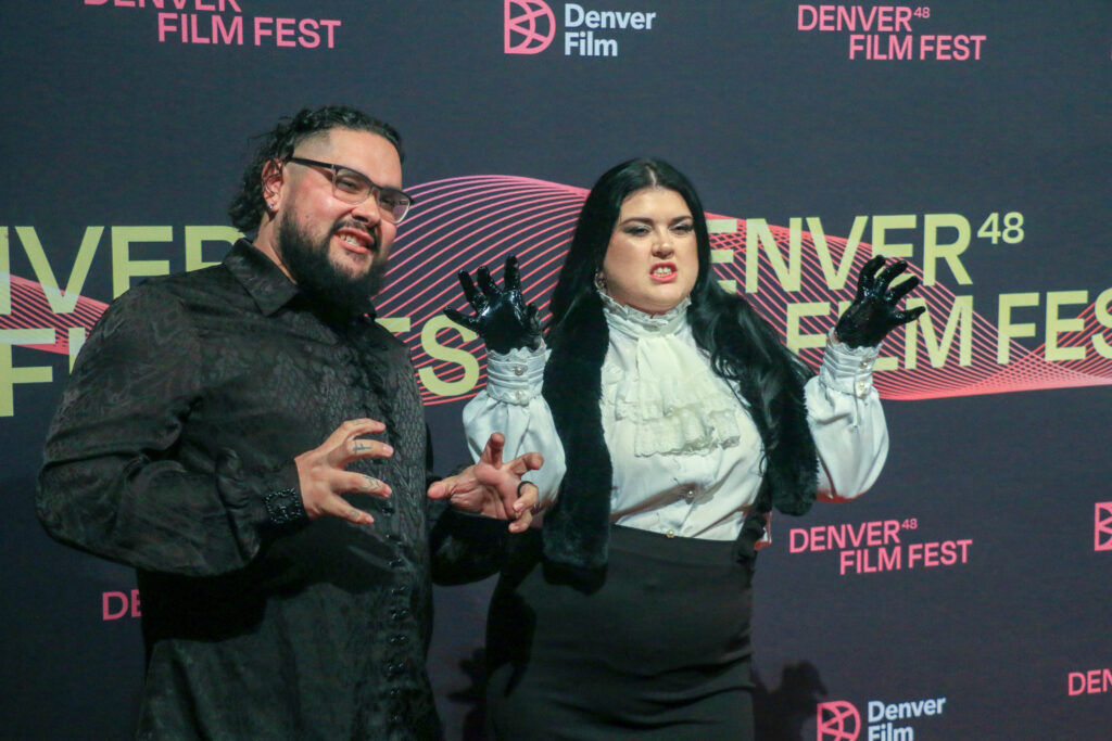 Friday's opening night red carpet to launch the 2025 Denver Film Festival turned into a n impromptu Halloween costume party. (John Moore, The Denver Gazette)