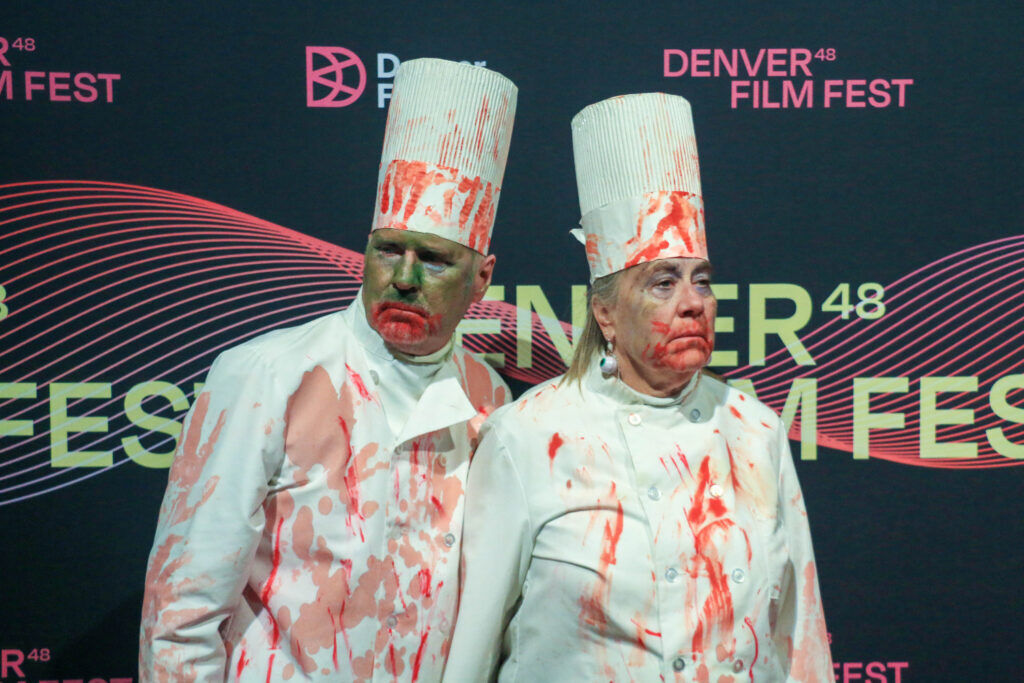 Friday's opening night red carpet to launch the 2025 Denver Film Festival turned into a n impromptu Halloween costume party. (John Moore, The Denver Gazette)