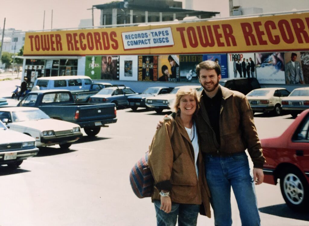 Robin Hyden and Bruce Shamma met working together at the Tower Records store in San Francisco before embarking on a life adventure that would bring them o Colorado in 1998. (Courtesy Robin Hyden)