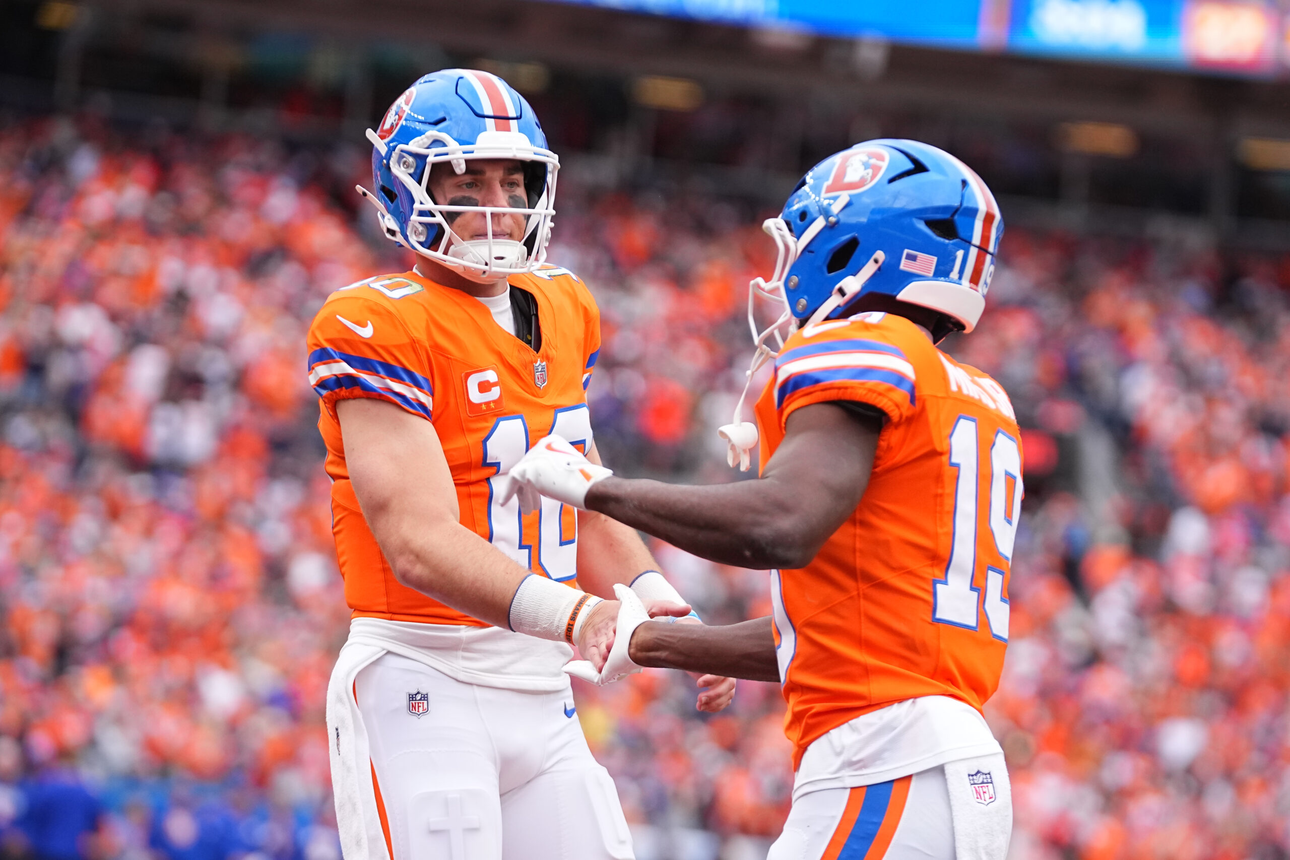 Broncos WR Marvin Mims to sit out vs. Raiders along with CB Pat Surtain, TE Nate Adkins