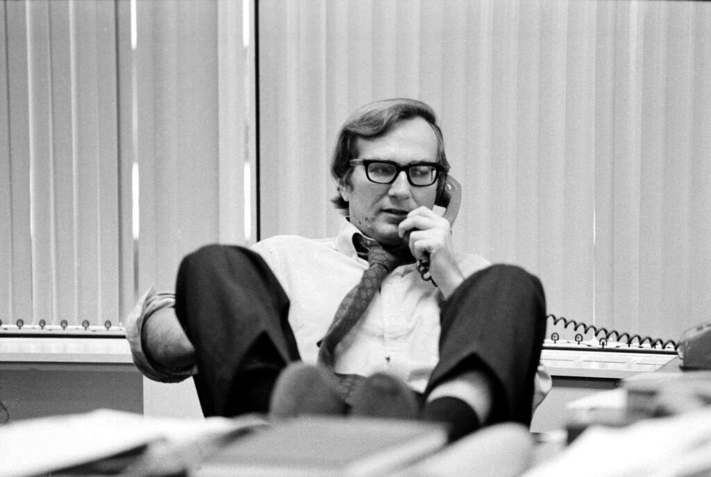 'Cover-Up,' showing Monday at the 2025 Denver Film Festival. Pictured: Seymour Hersh in 1975. (The New York Times. provided by Denver Film)