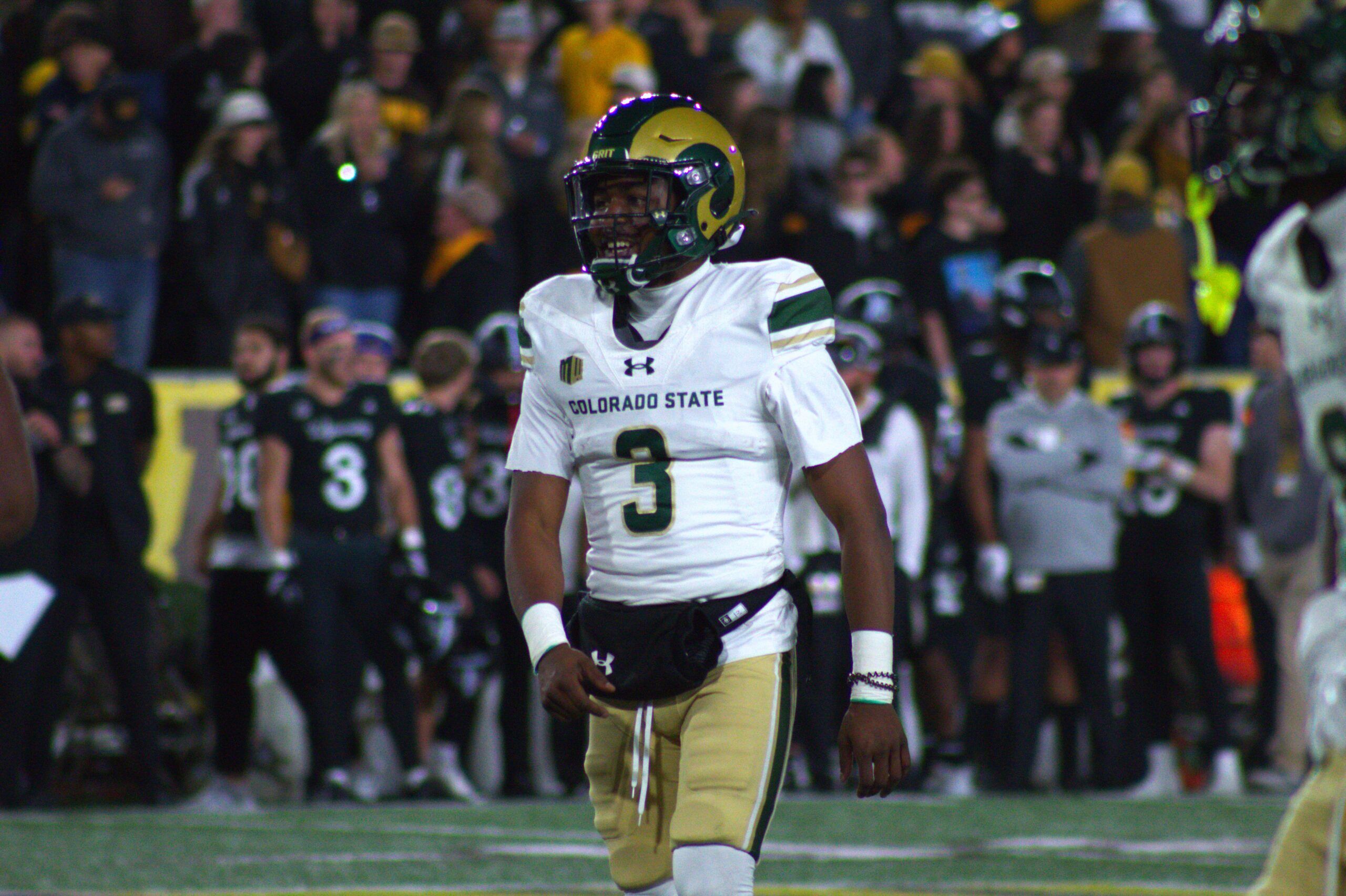 Colorado State suspends QB Darius Curry for Air Force game after spitting at Boise State player