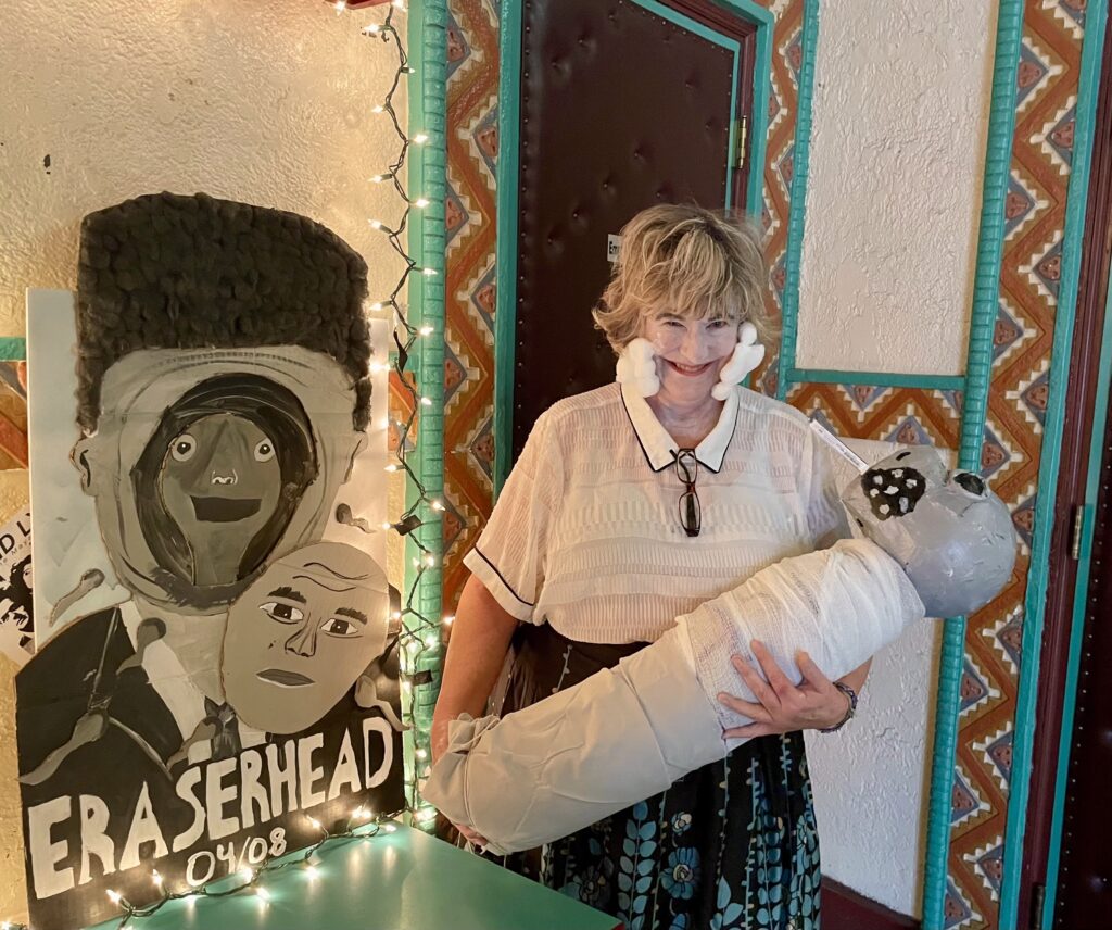 General manager Robin Hyden dressed for a special screening of 'Eraserhead.' (Courtesy Robin Hyden)