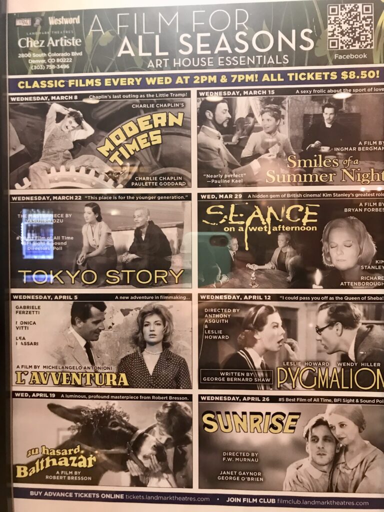 'Repertory' film series have become the most popular saving grace of arthouse cinemas like the late Chez Artiste and still great Mayan Theatre. (Courtesy Robin Hyden)