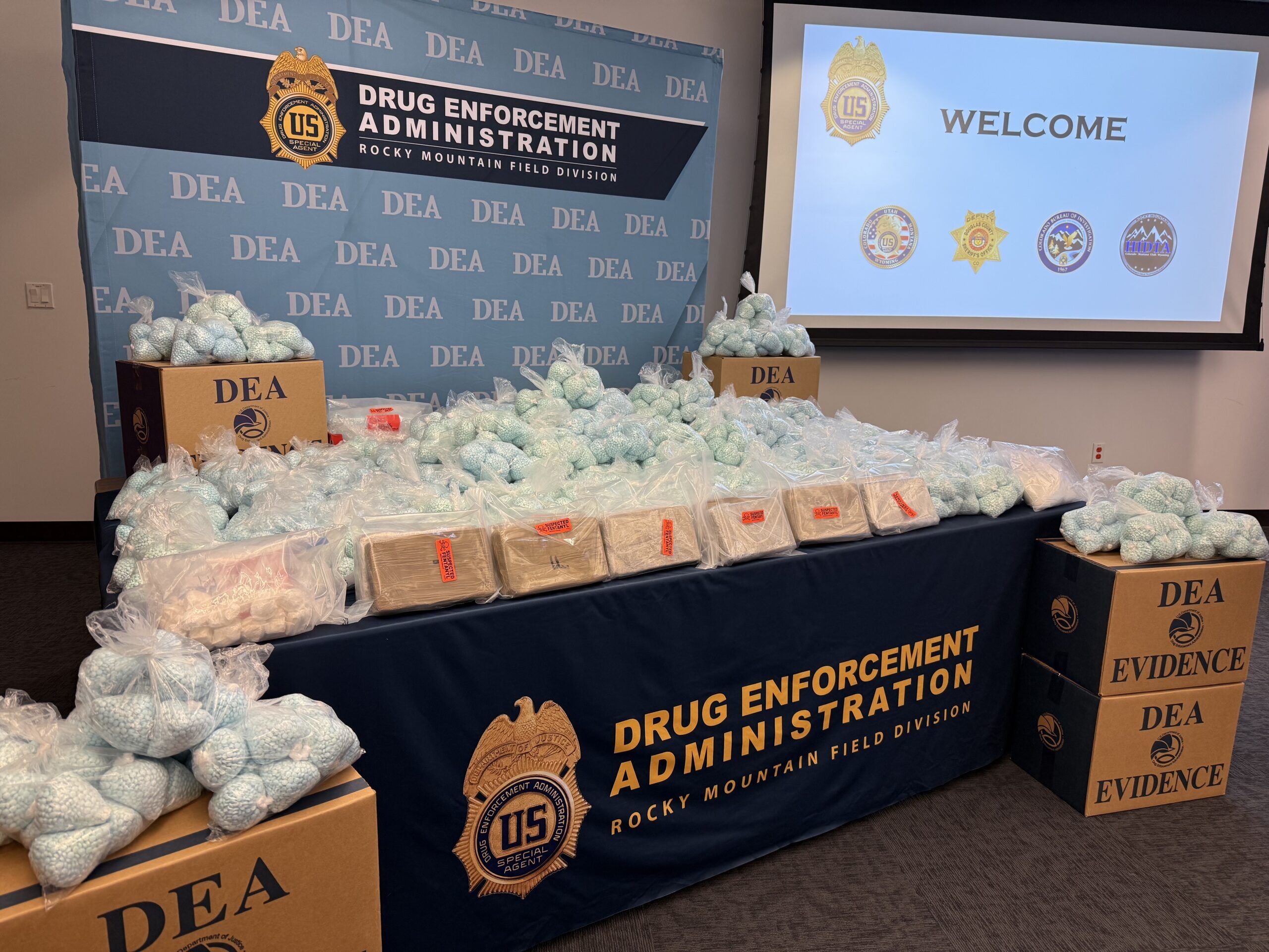 Douglas County police, DEA find record-breaking amount of fentanyl in storage unit