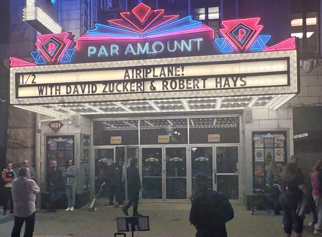 Co-director Jerry Zucker and star Robert Hays came to Denver on Sunday (Nov. 2) to screen 'Airplane!' at 45. (John Moore, The Denver Gazette)