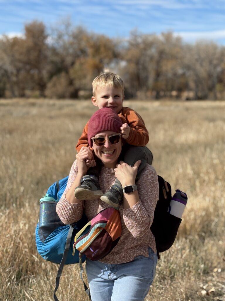 An author of a guidebook for camping in Colorado, Monica Parpal Stockbridge has lately been enjoying simpler nature escapes with a young children. Photo courtesy Monica Parpal Stockbridge