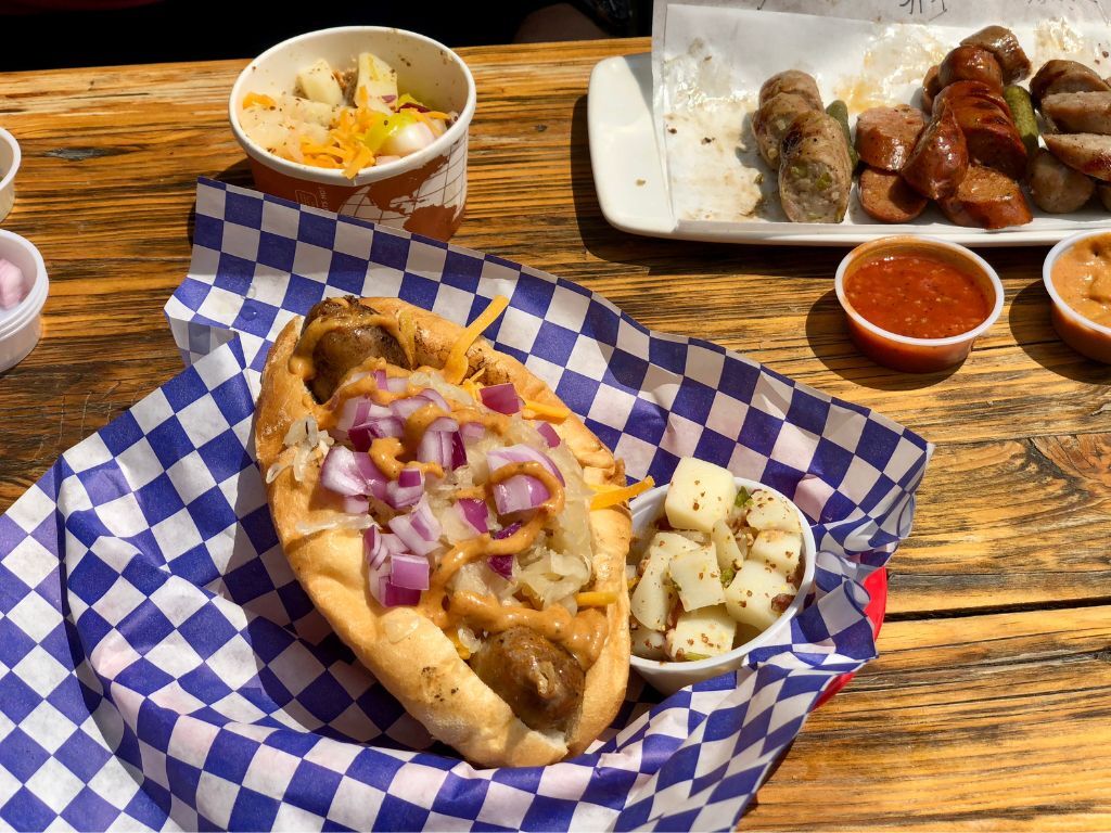 Mountain town brat shop perfect for hungry ski country travelers in Colorado