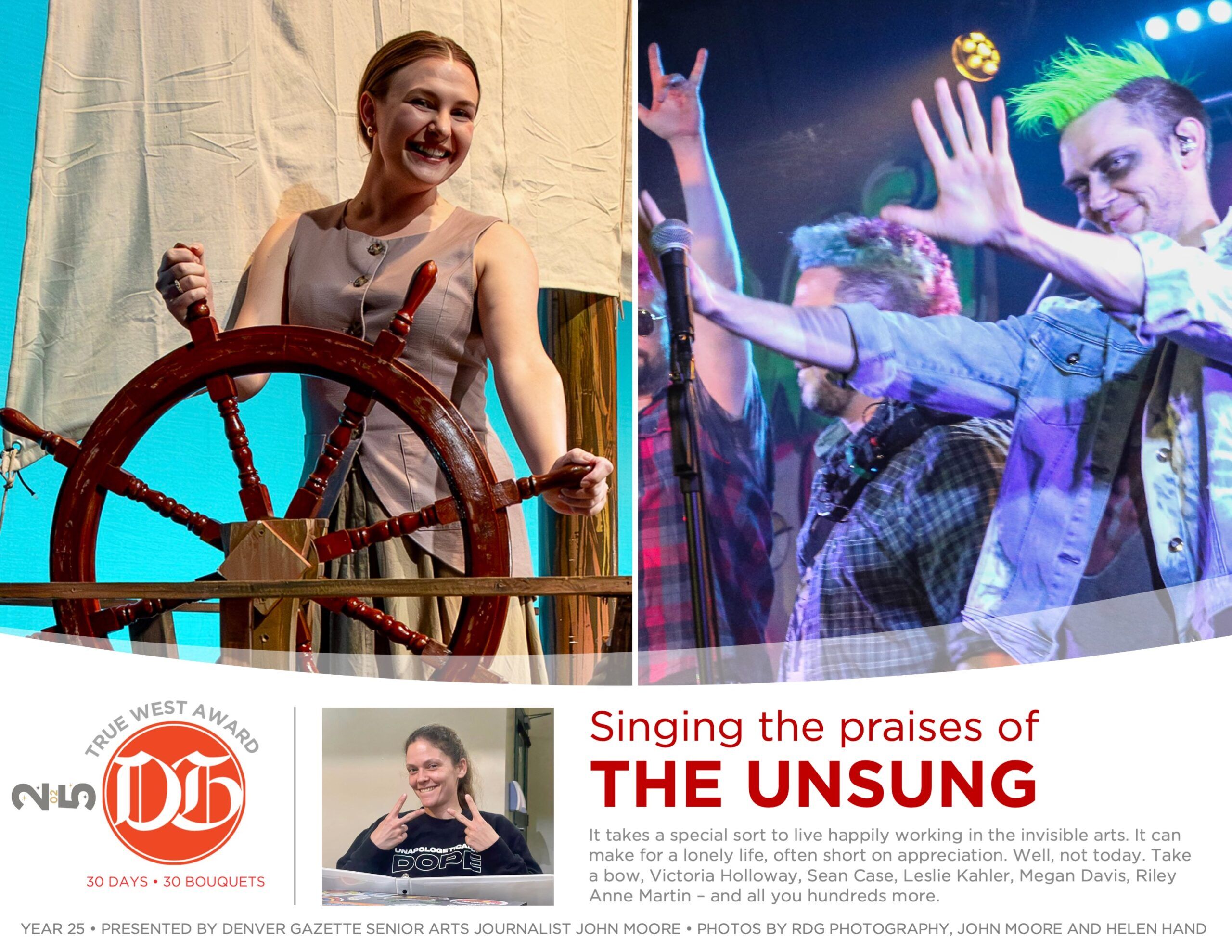 Banging the drum loudly for unsung heroes of the invisible stage arts
