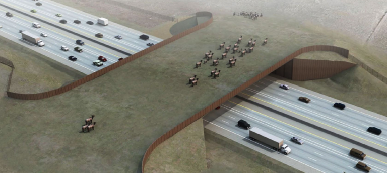 Greenland Wildlife Overpass Rendering