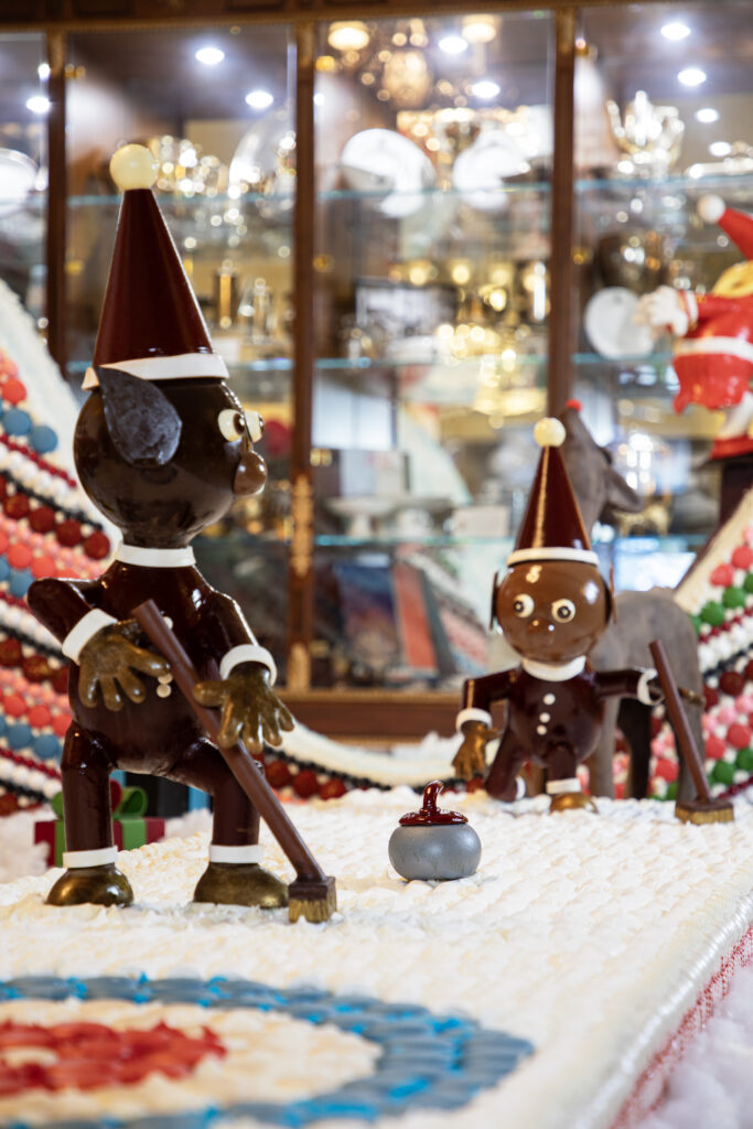 This year's gingerbread display at The Broadmoor is inspired by the upcoming Winter Olympics. Photo courtesy The Broadmoor
