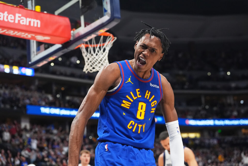 Nuggets guard Peyton Watson