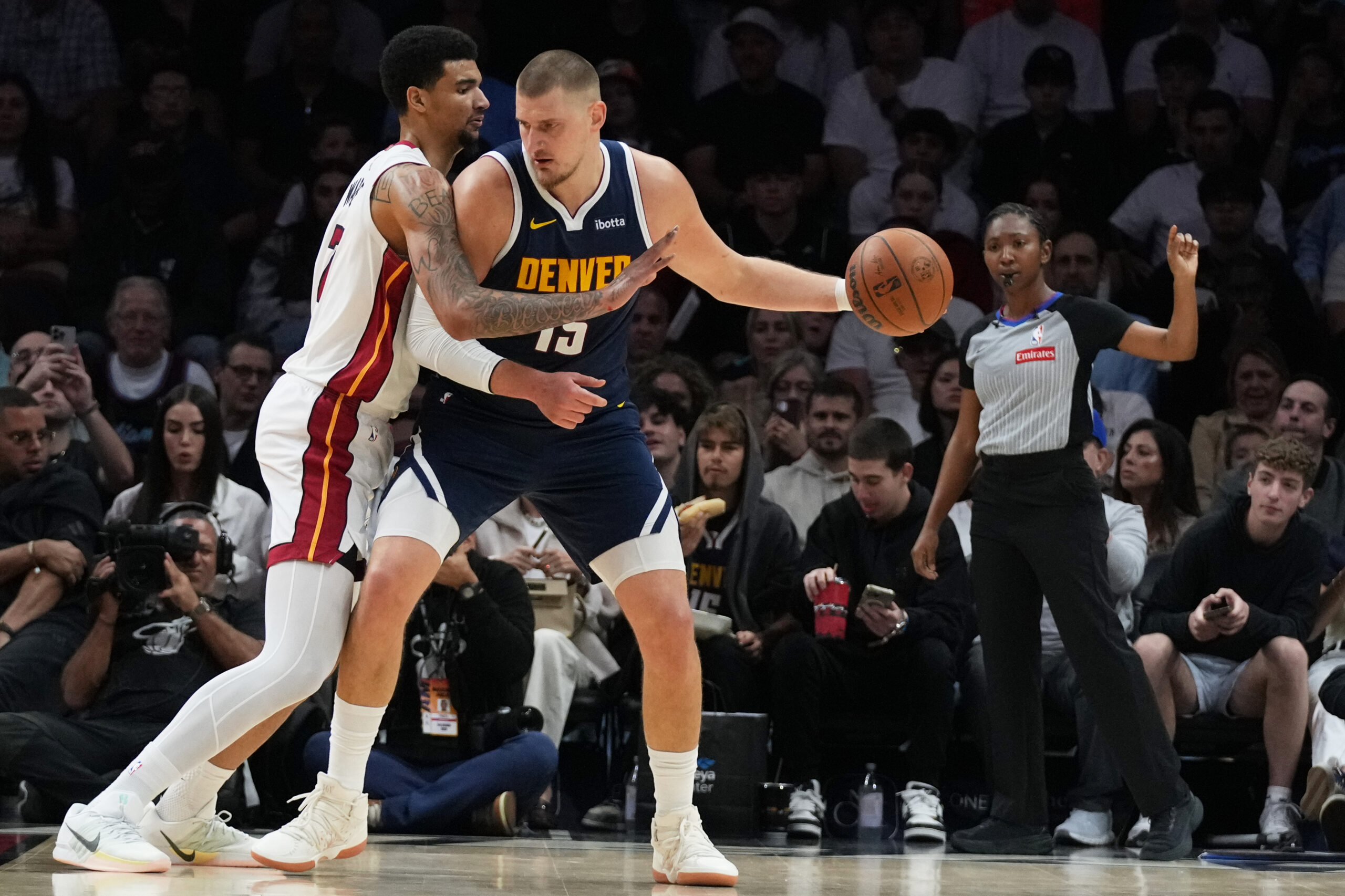 Nikola Jokic to miss at least four weeks with knee injury, Nuggets say