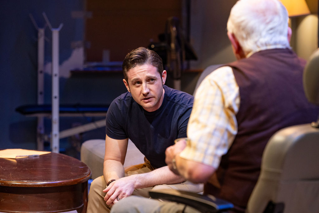 Sean Scrutchins and Jim Hunt in 'Downstate' at Curious Theatre. (McLeod9 Creative)