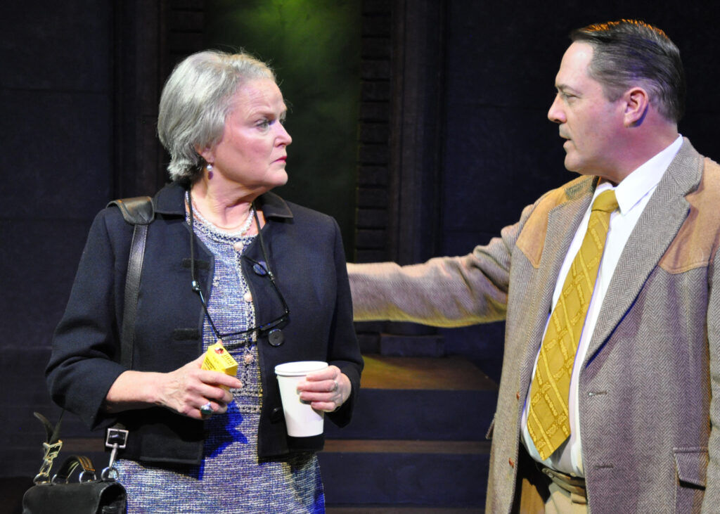 Martha Harmon Pardee starred with Jeff Jesmer in Firehouse Theater's 'Alabama Story' in 2025. (Soular Radiant Photography)