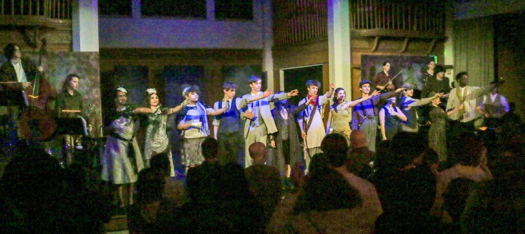 The cast of New Generation Productions' 2025 staging of 'Hadestown.' (John Moore, The Denver Gazette)