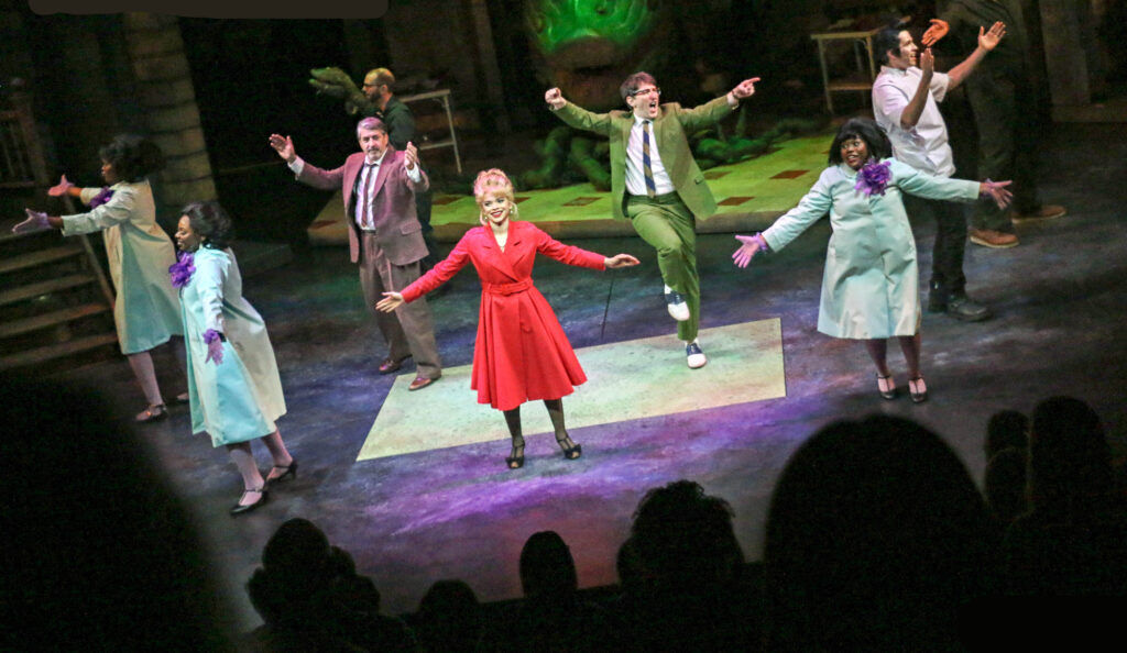 The cast of the Denver Center Theatre Copany's 'Little Shop of Horrors. (John Moore, Denver Gazette)