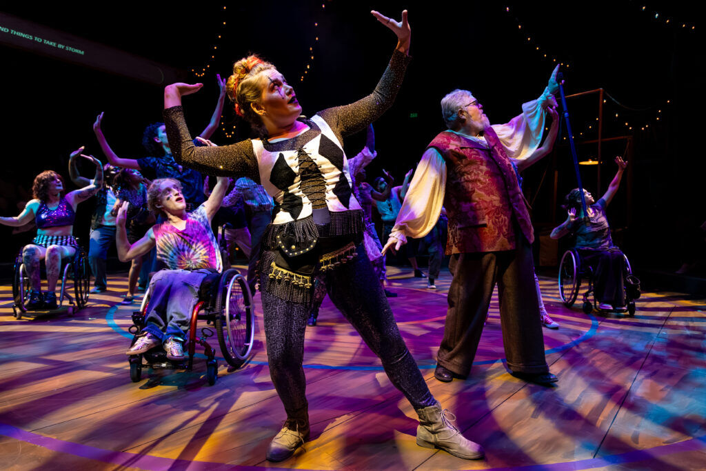 Emma Rbecca Maxfield in 'Pippin' for Phamaly at the Denver Center. (RDG Photography)