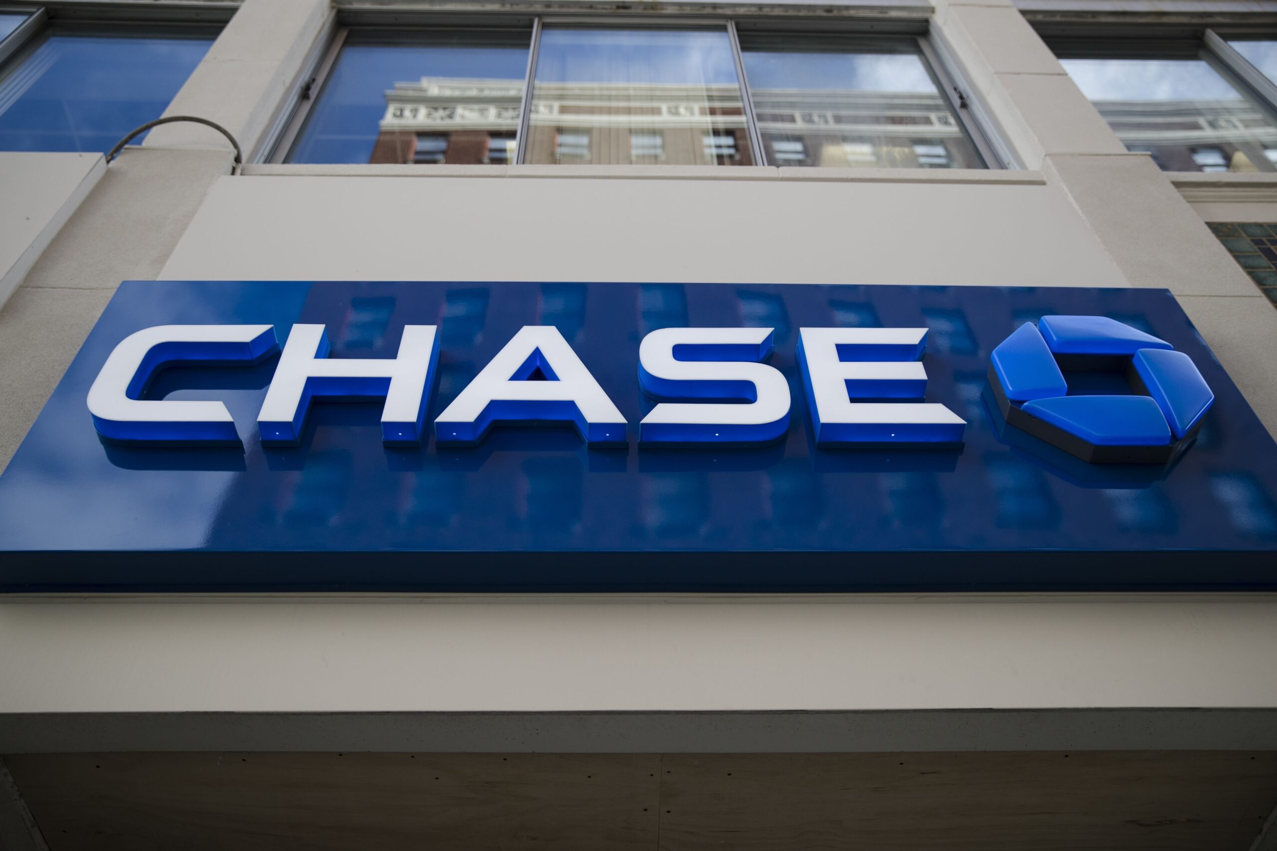 This Thursday, Nov. 29, 2018, photo shows a Chase bank location in Philadelphia. JPMorgan Chase reports financial results Tuesday, Jan. 15, 2019. (AP Photo/Matt Rourke)