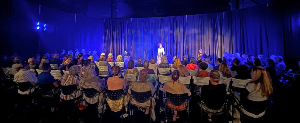 Tammy Menegheni performs 'Elizabeth I: In Her Own Words' at the Historic Thetare, built in 1891 to replicate Shakespeare's Globe Theatre. (Historic Elitch Theatre)