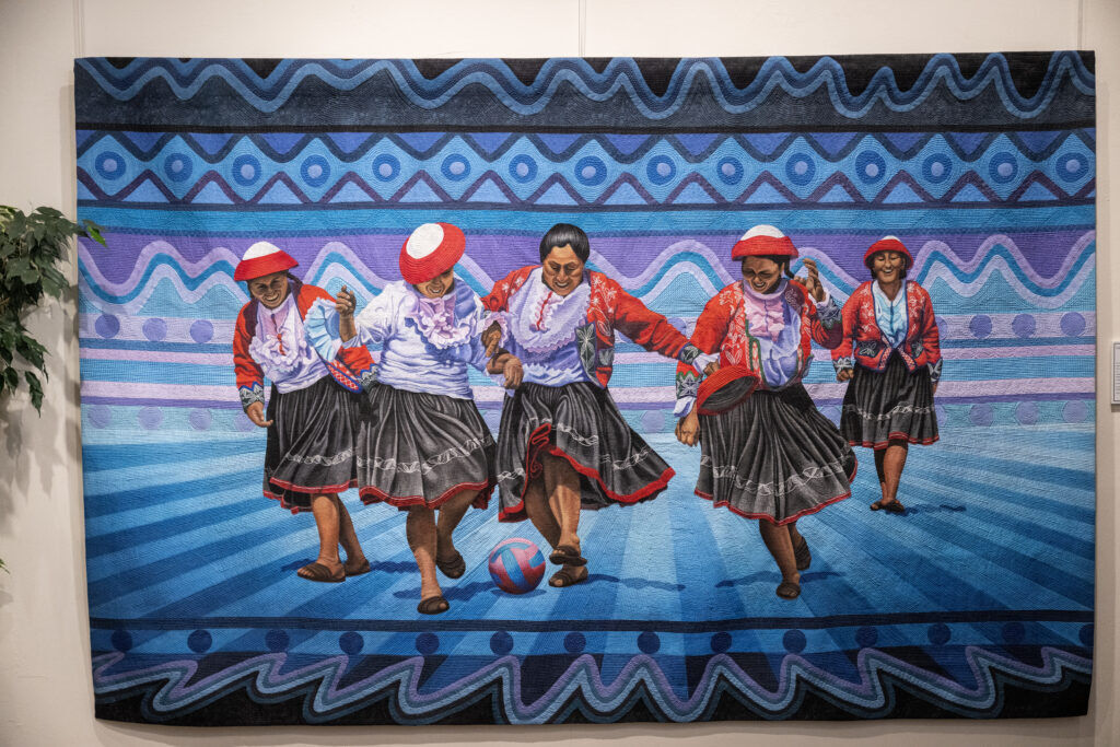 Quilts made by Linda Anderson hang on display as part of her solo show at the Rocky Mountain Quilt Museum in Golden on Tuesday, Jan. 6, 2026. (Stephen Swofford, Denver Gazette)