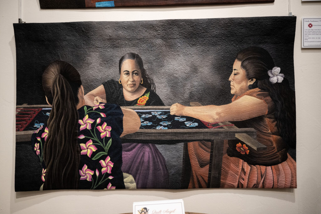 Quilts made by Linda Anderson hang on display as part of her solo show at the Rocky Mountain Quilt Museum in Golden on Tuesday, Jan. 6, 2026. (Stephen Swofford, Denver Gazette)