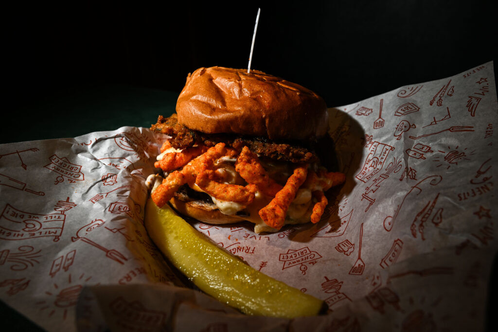 The Big Cheesy was voted People’s Choice during the Denver Burger Battle 2022 (Stephen Swofford, Denver Gazette)