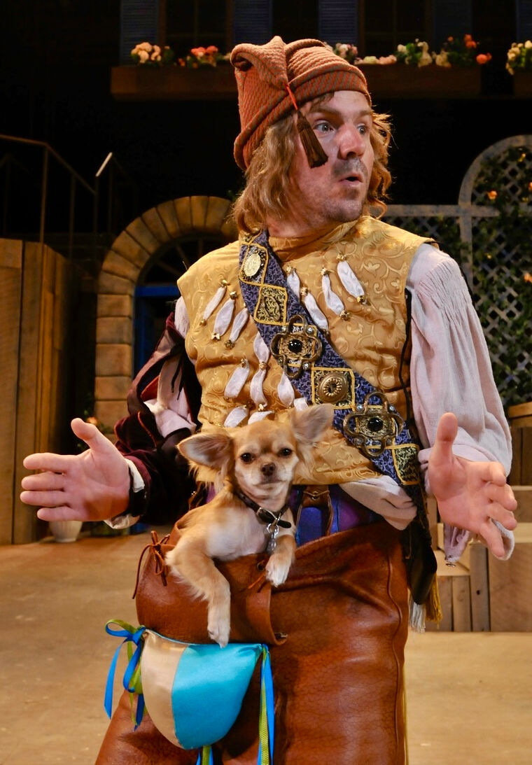 Titus and Geoffrey Kent shared more than a few scenes in the Colorado Shakespeare Festival's 'The Taming of the Shrew' in 2010. (JENNIFER KOSKINEN/COLORADO SHAKESPEARE FESTIVAL)