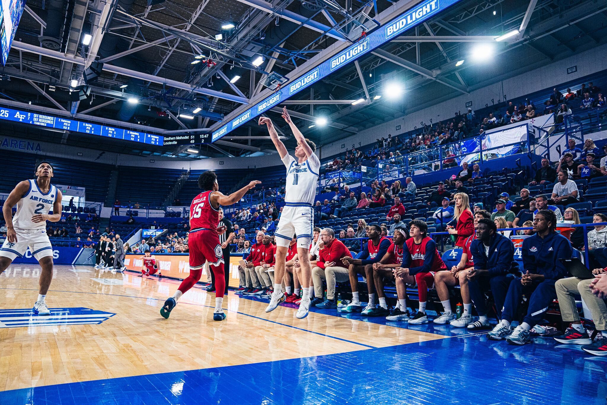 Air Force men’s basketball falters in second half, falls to Fresno State at Clune Arena