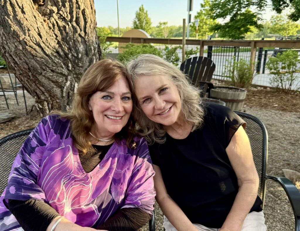 Wendy Ishii, left, and Deb 'Bo' Dimon were both married at different times to the late Douglas Ishii. They decided to legally wed each other on Jan. 5 in Fort Collins, in part to simplify the settlement of his estate. (Courtesy Wendy Ishii)