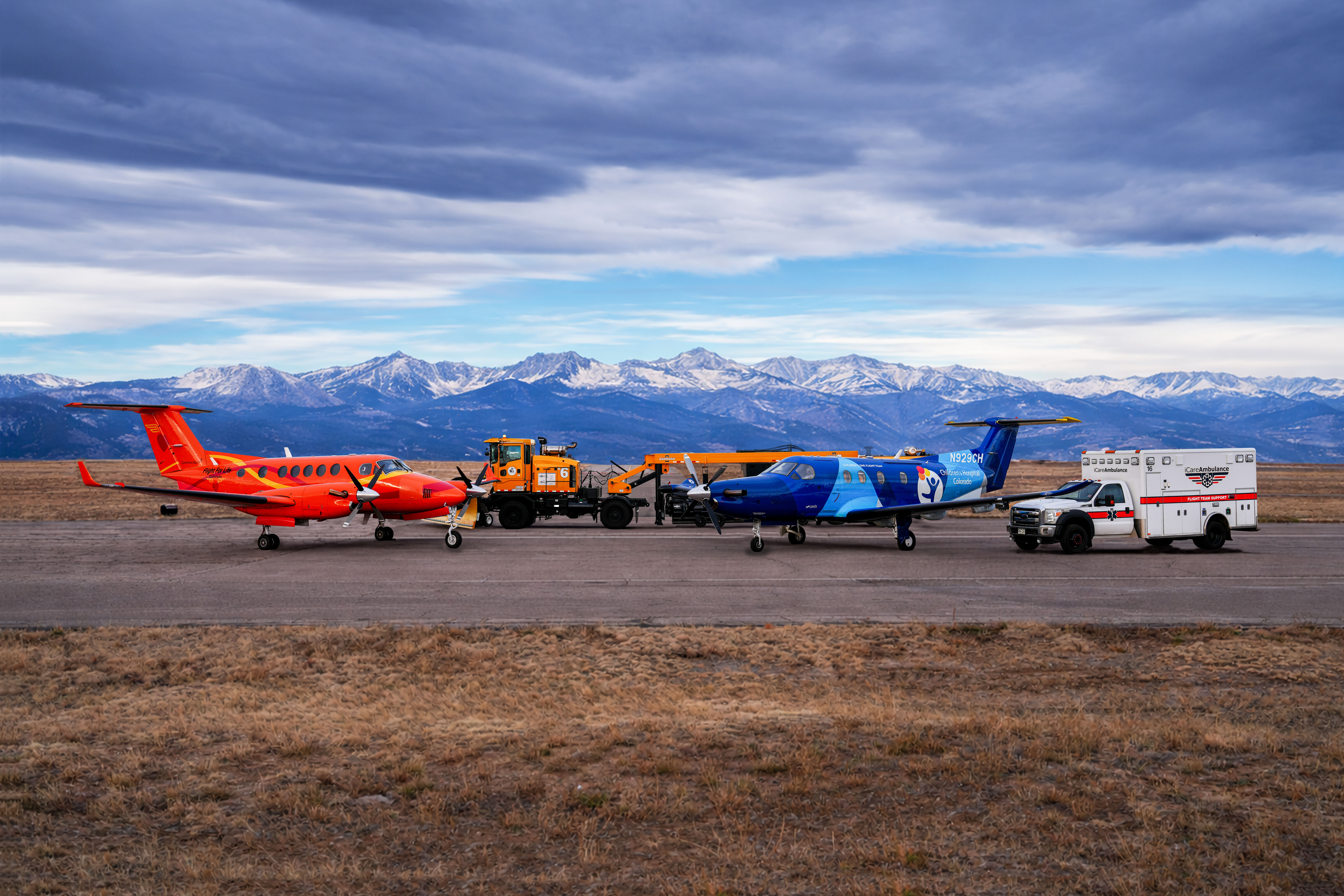 Centennial Airport announces new snow equipment to keep air ambulances in flight