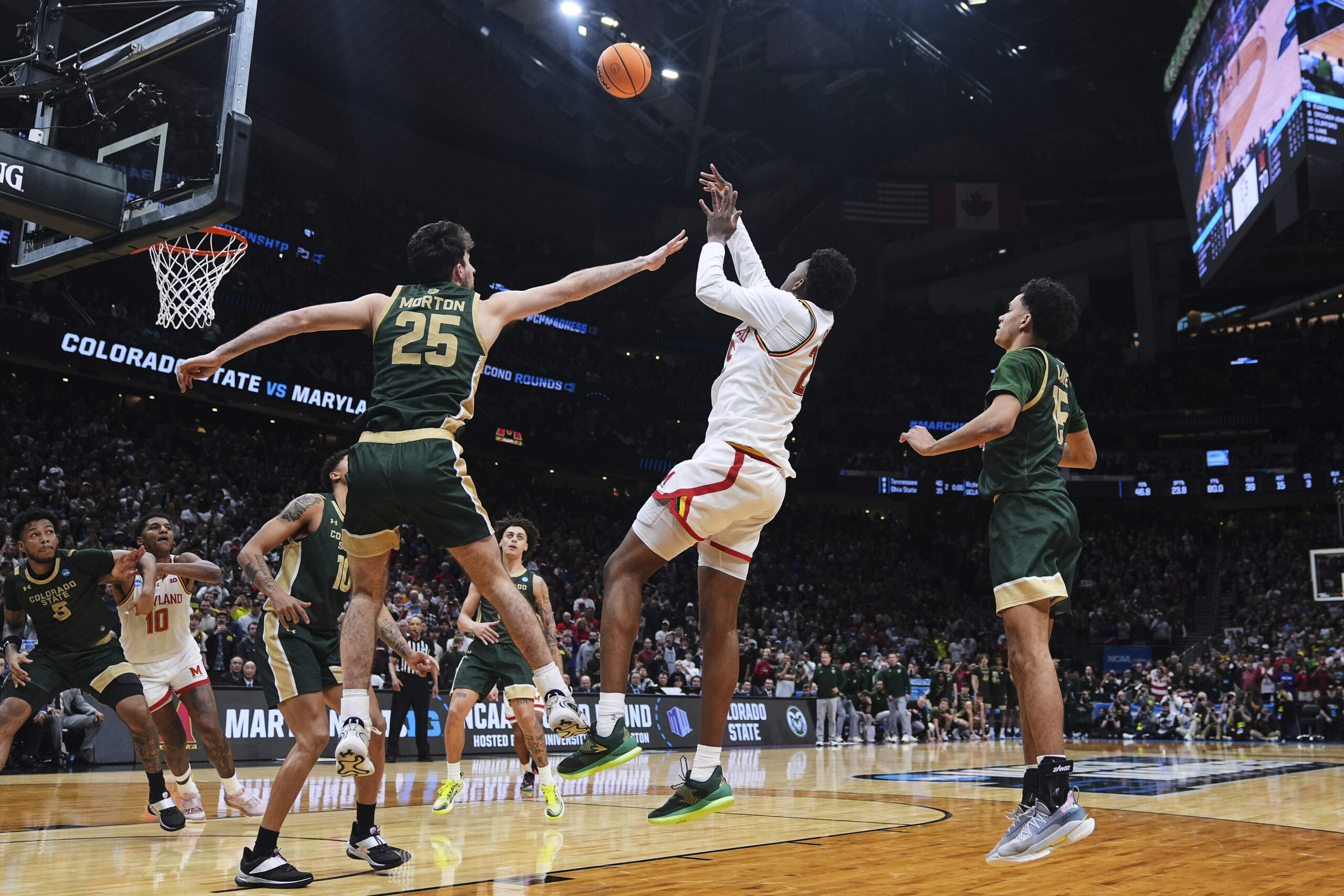 No. 12 Colorado State falls to No. 4 Maryland on buzzer beater in second round of NCAA Tournament