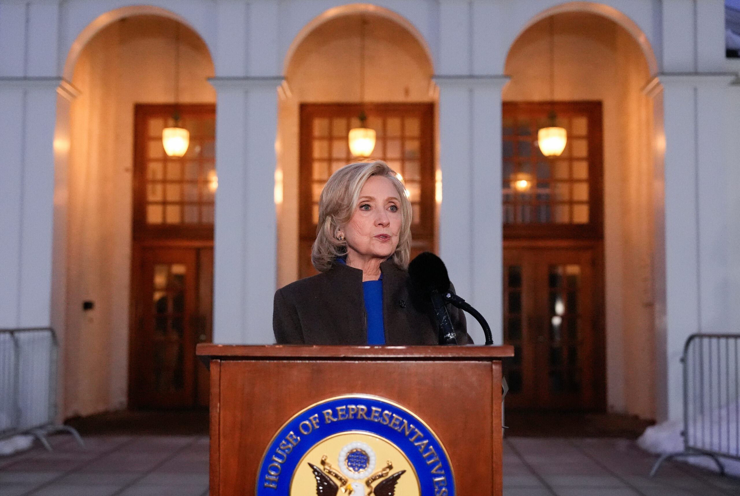 Hillary Clinton tells congressional panel she has no information on Epstein