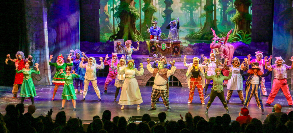 'Shrek the Musical' at the PACE Center, February 2026. (John Moore, The Denver Gazette)