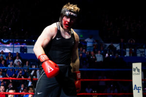 Air Force football’s Isaac Hubert enters Wing Open, becomes academy’s heavyweight boxing champ