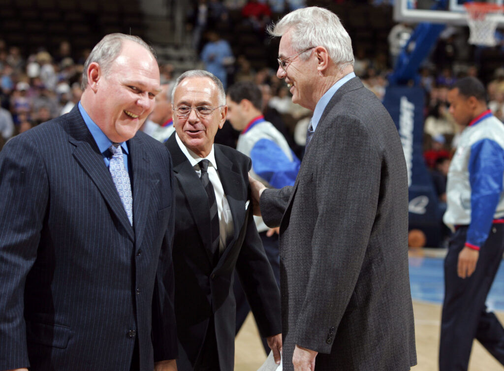 Doug Moe, George Karl and Larry Brown