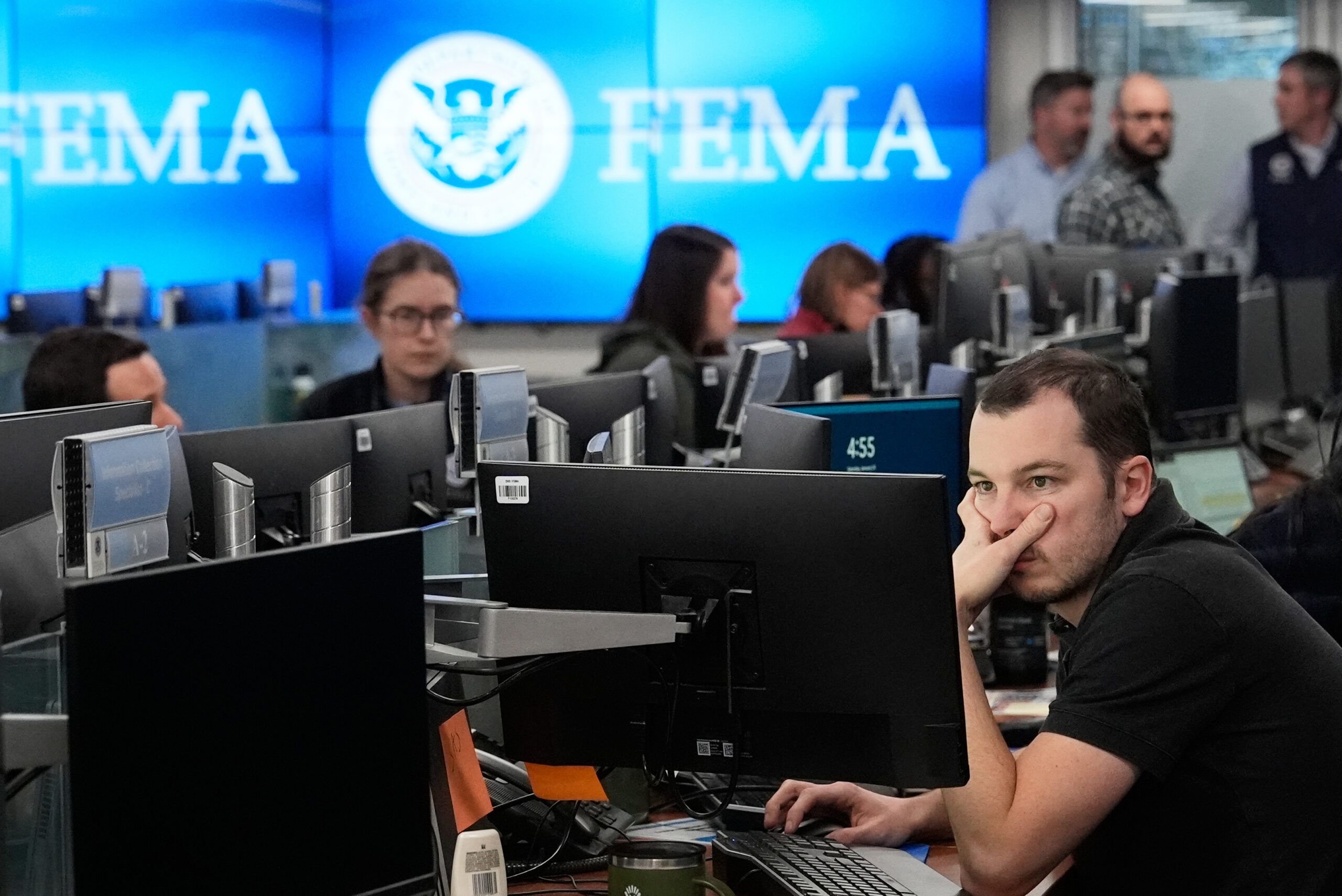 Winter storms collide with shutdown fight, putting pressure on FEMA
