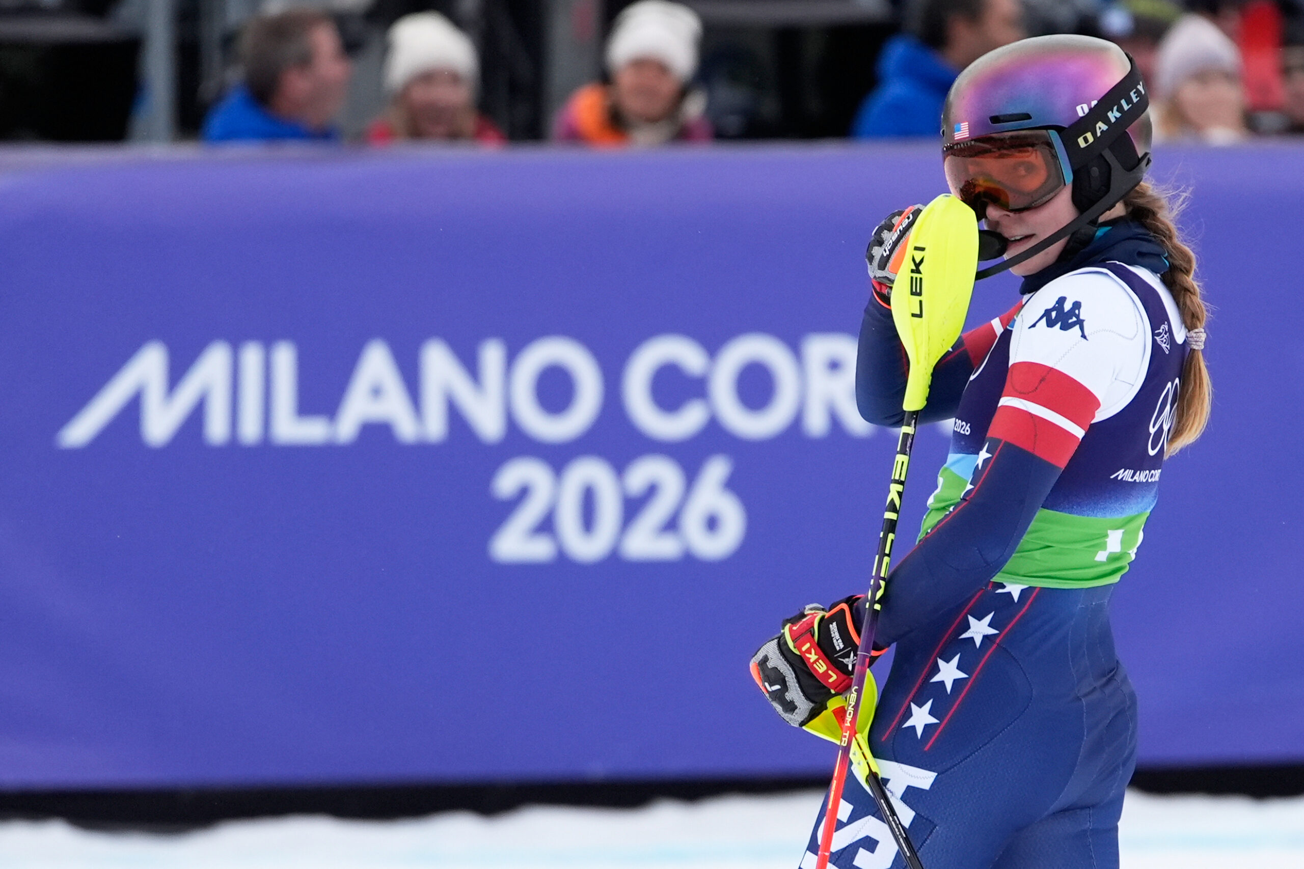 Mikaela Shiffrin’s Olympic struggles continue with a fourth-place finish in the team combined