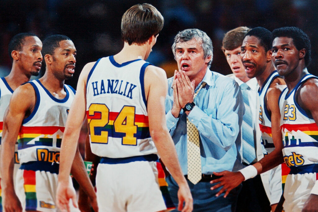 Denver Nuggets coach Doug Moe