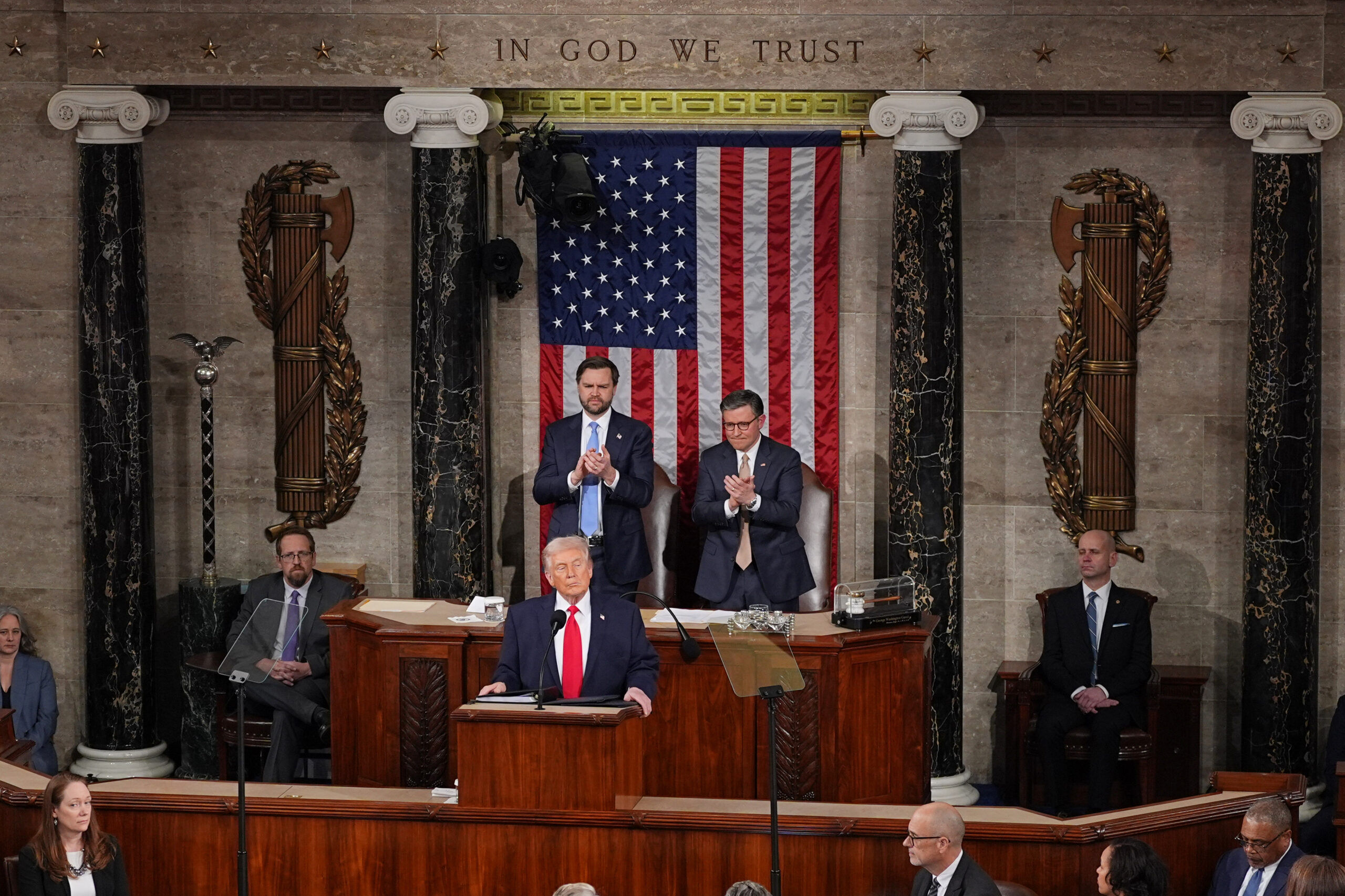 ‘We’re winning so much.’ Trump delivers State of the Union address