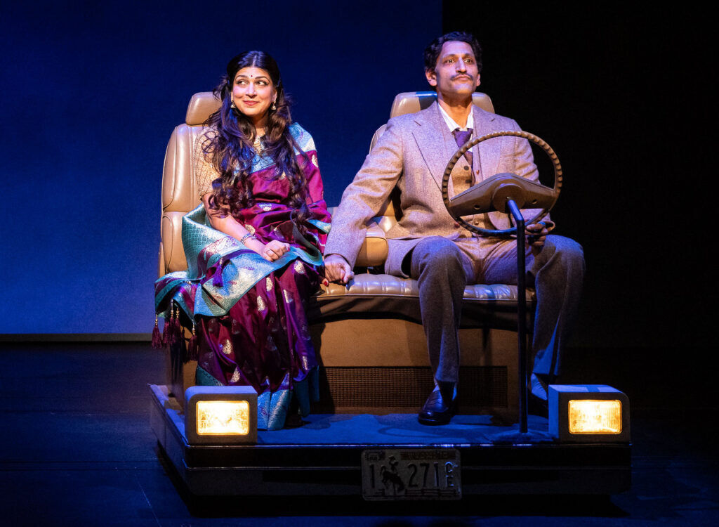 Minita Gandhi and Shawn K. Jain in the Denver Center Theatre Company's 'Cowboys and East Indians.' (Jamie Kraus Photography)