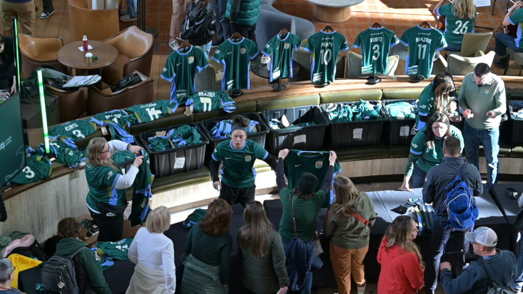 Fans buy the inaugural Denver Summit FC jersey