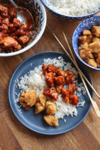 Sweet and spicy Korean fried chicken will fire you up