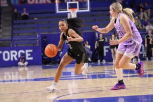 Air Force women fall as Colorado State finishes final season sweep in series; Milahnie Perry climbs to No. 2 on scoring list
