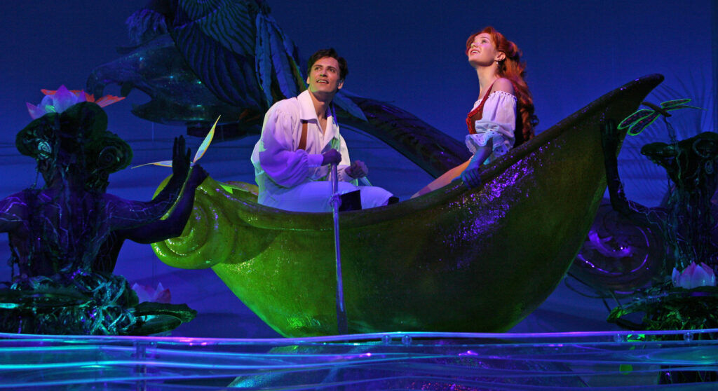 Sean Palmer and Denver's Sierra Boggess starred in the pre-Broadway run of 'The Little Mermaid' at the Ellie Caulkins Opera House in 2007. (Joan Marcus)